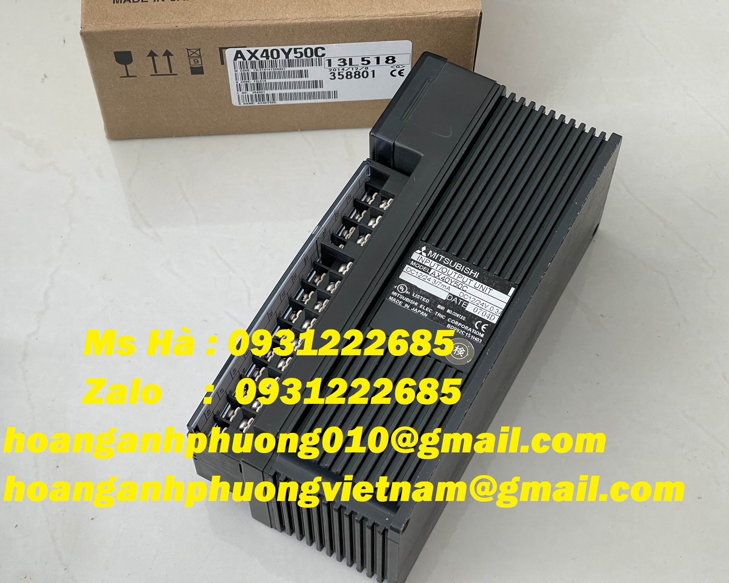 Bộ Mô đun I/O chính hãng AX40Y50C mitsubishi - bảo hành 12 tháng